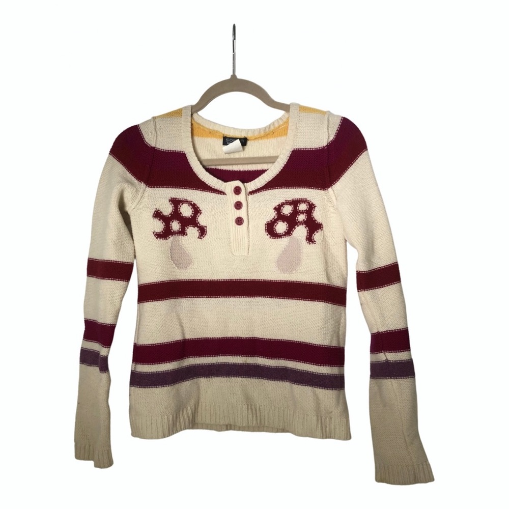 Vintage Sonia Rykel Groovy Mushroom Sweater